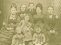 Adam & Christiana Fail with their family: Mary Anne (known as Polly) b. 1855, Christiana b. 1864, Isabella b.1865, Elizabeth b. 1868, ?Adam b. 1858 & ?William b. 1860
